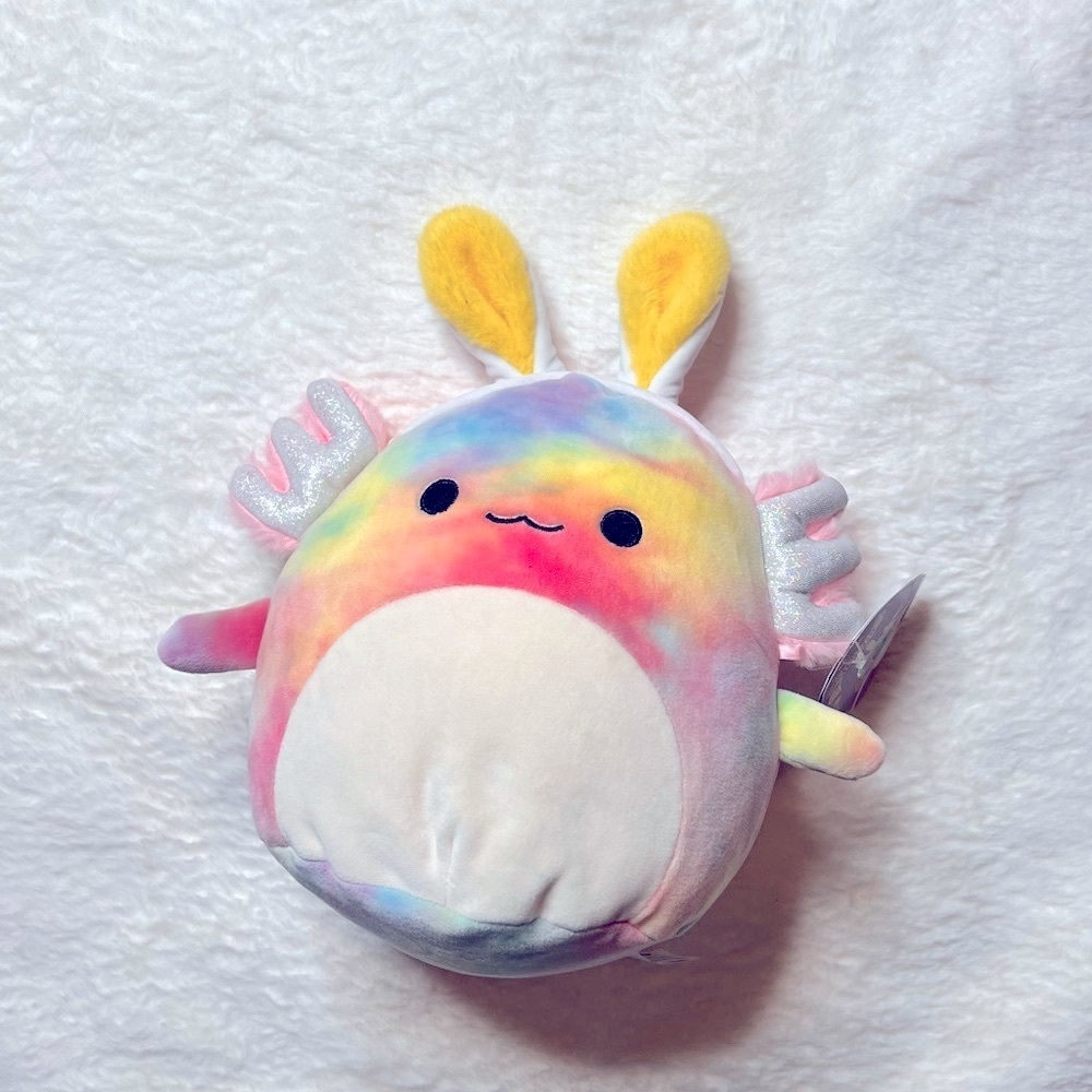 Squishmallows Yellow and Pink Stuffed Animal Plush tinley - Picture 8 of 12